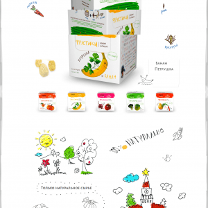 Лендинг фруктовых лакомств. Пример