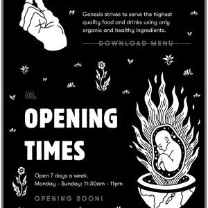 Лендинг веганского ресторана. Пример