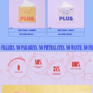 Лендинг косметических салфеток. Пример