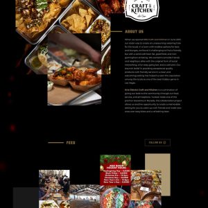 Лендинг закусочной. Пример. Пример