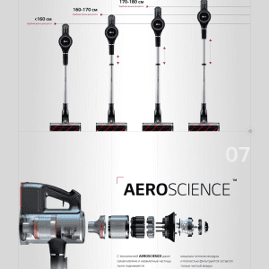 Лендинг рекламы пылесоса. Пример