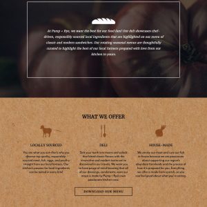 Лендинг фермерских продуктов. Пример