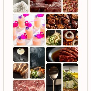 Лендинг корейской мясной закусочной. Пример