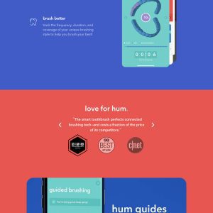 Лендинг зубной пасты