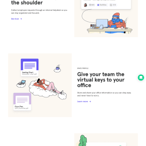 Лендинг CRM-системы. Пример